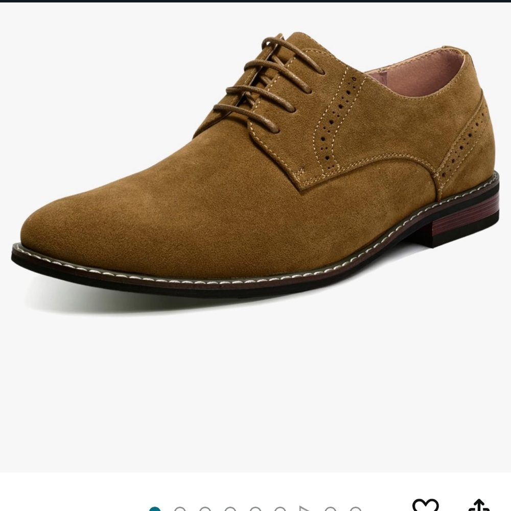 Mofri Men’s Suede Dress Shoes